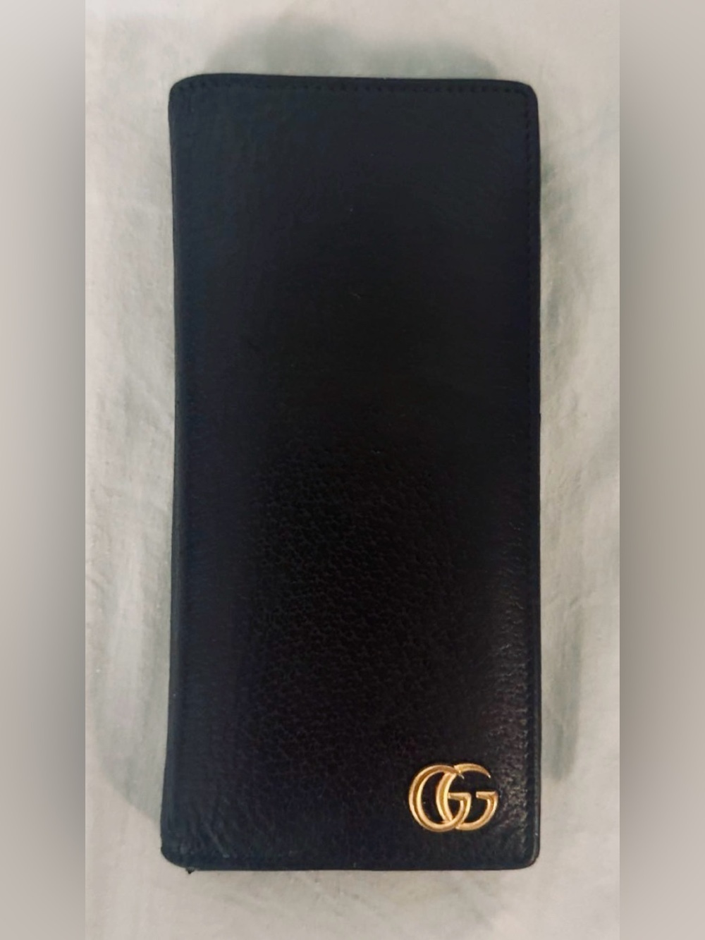 Gucci GG Marmont Leather Long Bi-fold GG Logo Wallet